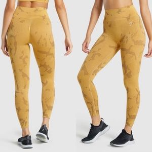 Gymshark Adapt Camo "Savanna Yellow" Leggings